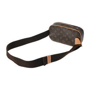Louis Vuitton Canvas Monogram Bag Body Brown Ganju Pochette
